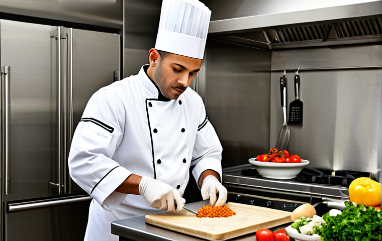 전통음식조리사 자격증 시험 난이도 - Dietitian Studying**

"A professional woman studying traditional dietetics, fully clothed in a modes...