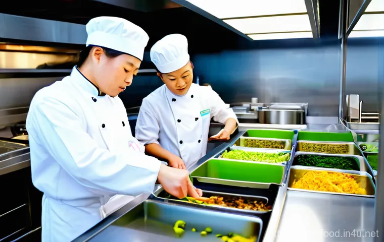 전통음식조리사 업무 관련 법률과 규정 - **Prompt:** A heartwarming, cinematic portrait of an esteemed elderly Chinese master chef, with a ki...